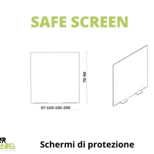 Schermo di Protezione con Passacarte
