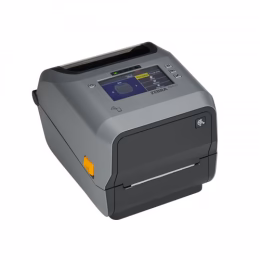 Zebra ZD621d, 8 punti /mm (203dpi), Cutter, linerless, Disp., RTC, USB, USB Host, RS232, BT, Ethernet, WLAN, grigio